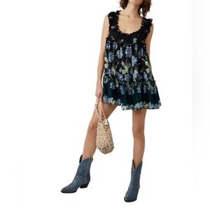 Free People Bali Wild Daisy Mini Dress